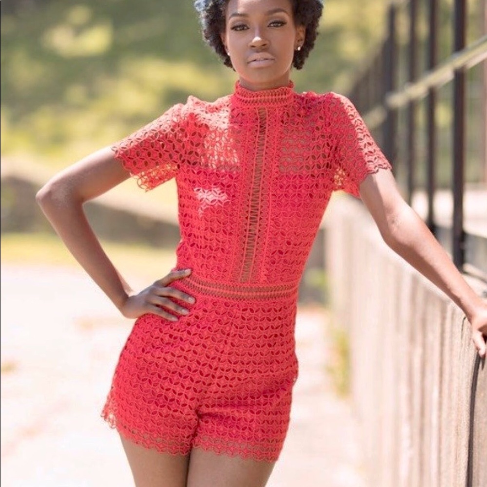 Linette Lace Romper